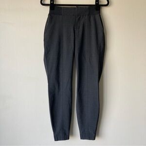 Athleta Work It City Wool Blend Dark Gray Pants Women’s 0